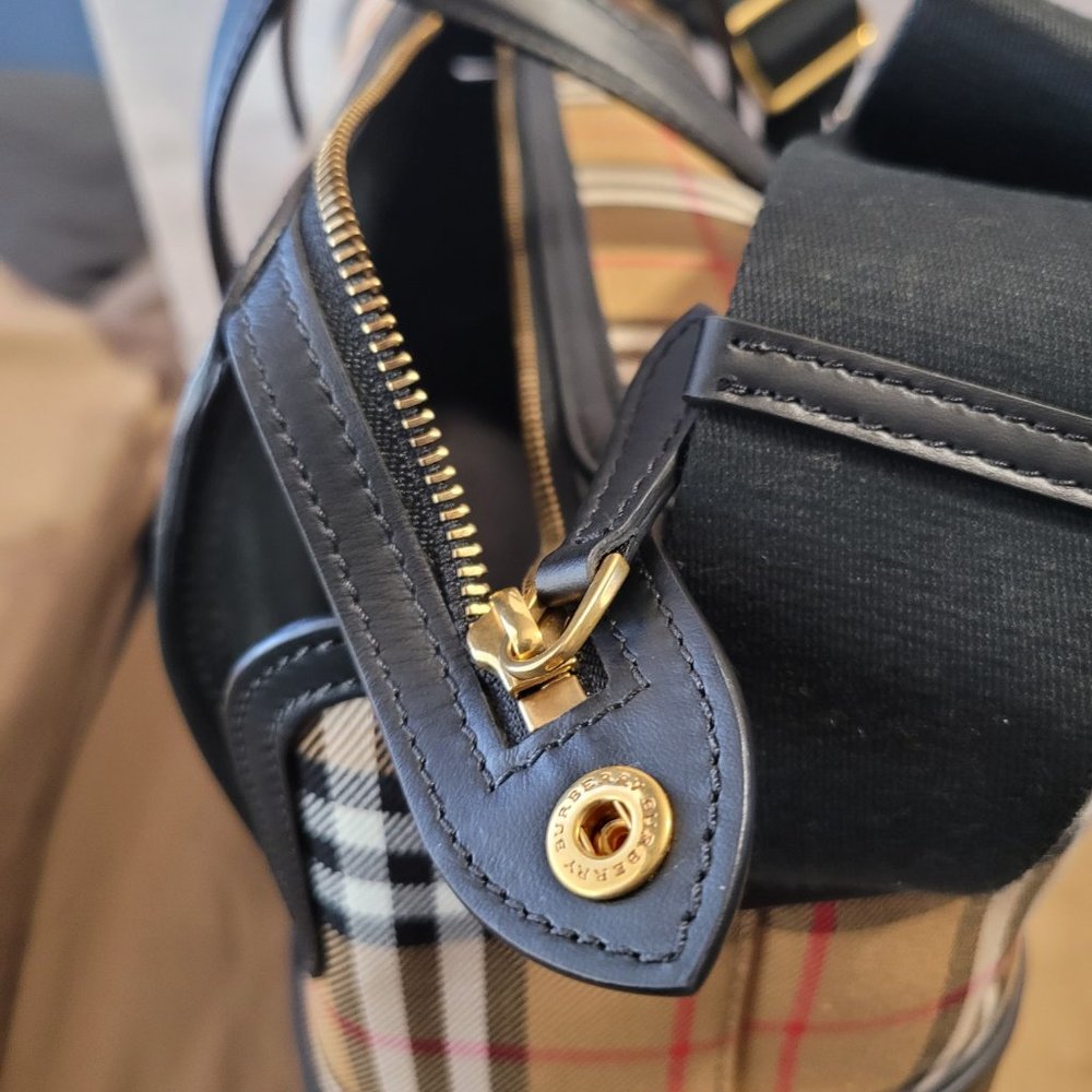 Burberry Vintage Check Diaper/Travel Bag - Picture 3 of 5